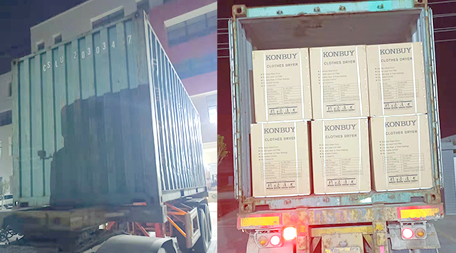 國(guó)內(nèi)外市場(chǎng)“兩開(kāi)花”！康標(biāo)滾筒干衣機(jī)出貨到國(guó)外