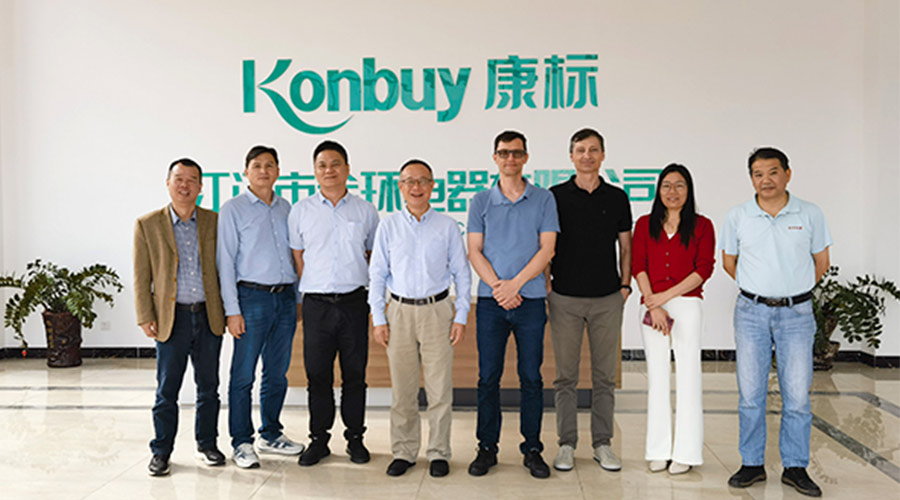 新項(xiàng)目對(duì)接！客戶伊萊克斯親臨金環(huán)電器參觀指導(dǎo)